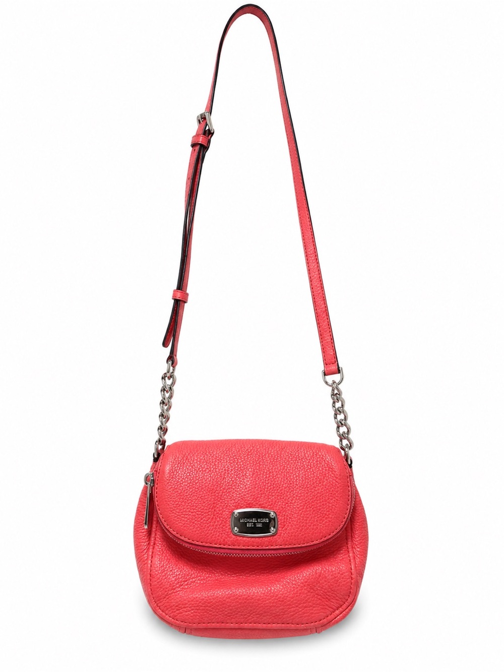 Michael Kors Small Pink Leather Crossbody Bag